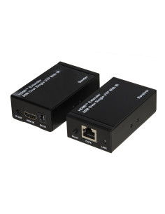EXTENDER HDMI TRAMITE CAVO RETE CAT 5/6 FINO 60MT INFRAROSSO TELECOMAND
