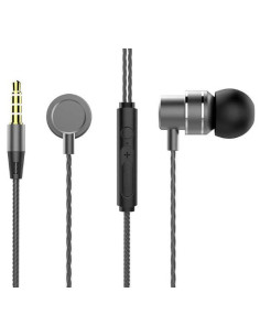AURICOLARI CON MICROFONO LENOVO METAL EARBUDS BLACK