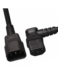 CAVO ALIMENTAZIONE PER UPS 2.5MT BK C14 M STRAIGHT TO C13 F 90 ANGLE