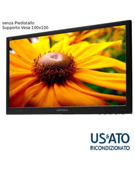 MON 19 REF HL205DPB HANNSG VGA/DVI 1600X900 SENZA PEDISTALLO BLK