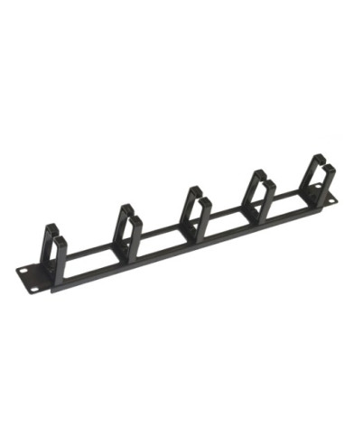 ARMADIO RACK RACCOGLICAVI 19 5 GANCI NERO IN PLASTICA