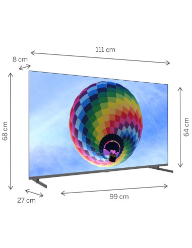 TV 50 THOMSON UHD  SMART 4K T2/C2S2 GOOGLE TV PIEDE