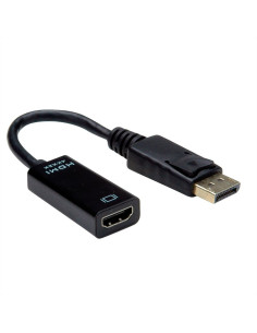 ADATTATORE DP-HDMI 4K M/F 3840X2160 @30HZ CON CAVO 0,15MT
