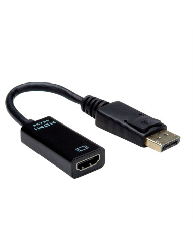 ADATTATORE DP-HDMI 4K M/F 3840X2160 @30HZ CON CAVO 0,15MT