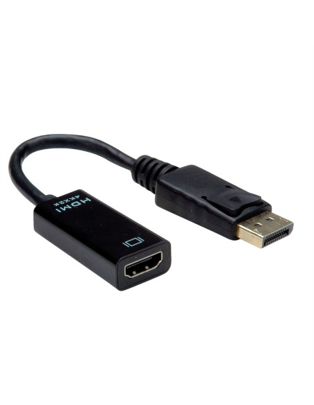ADATTATORE DP-HDMI 4K M/F 3840X2160 @30HZ CON CAVO 0,15MT