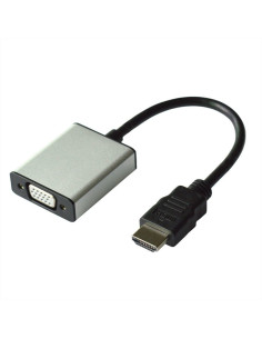 ADATTATORE HDMI-VGA 2K M/F + AUDIO 1920x1080/1200 @60Hz CON CAVO 015MT