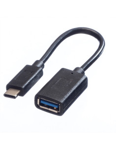 ADATTATORE USB 3.2 C-A M/F OTG CON CAVO 0,15MT