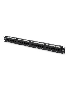 PATCH PANEL 24 PORTE NON SCHERMATO UTP CAT.6 8 POLI RACK 19