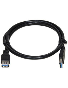 CAVO USB 3.0 A-A 1MT M/F BK PROLUNGA IN RAME