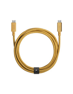 CAVO BELT PRO CON FIBBIA 2.4M-240W USB-C/USB-C- KRAFT