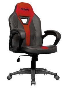 POLTRONA GAMING NUWO SKIN ONE RED BLACK+RED
