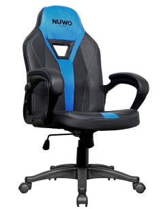 POLTRONA GAMING NUWO SKIN ONE BLUE BLUE+BLACK
