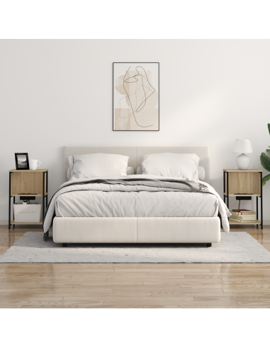 Armadio da Notte Rovere Sonoma 38 x 31 x 61 cm