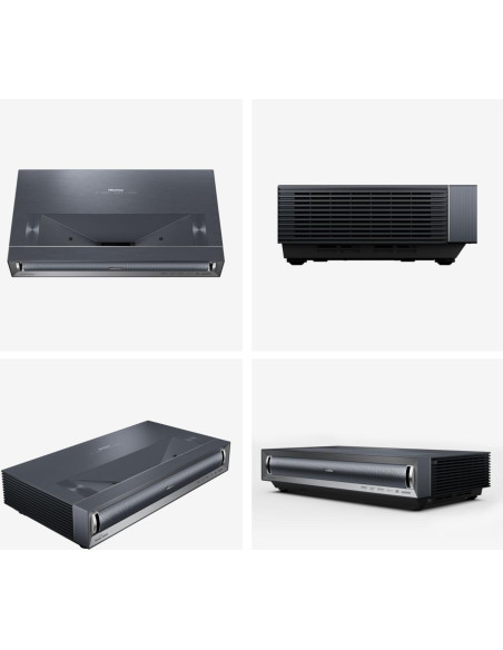 Hisense PX3 TV retroproiettore Proiettore a raggio ultra corto 2800 ANSI lumen UHD 4K (3840x2160) Nero, Grigio scuro