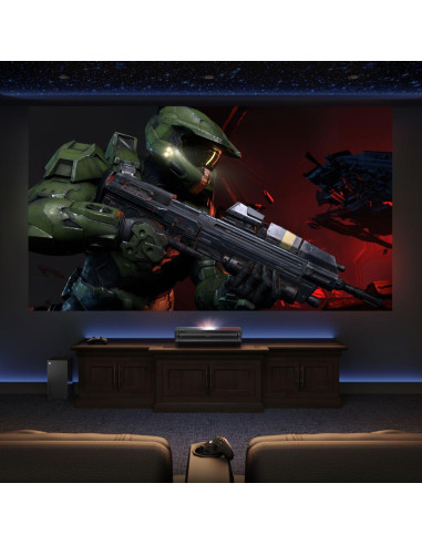 Hisense PX3 TV retroproiettore Proiettore a raggio ultra corto 2800 ANSI lumen UHD 4K (3840x2160) Nero, Grigio scuro