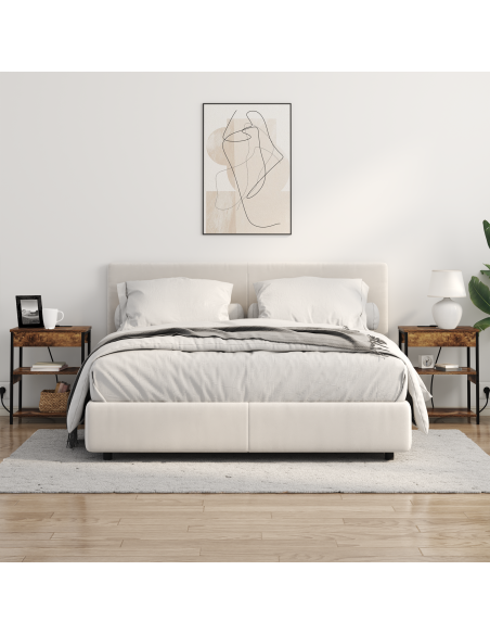 Armadio da Notte Rovere fumé 41 x 31 x 51 cm Legno multistrato