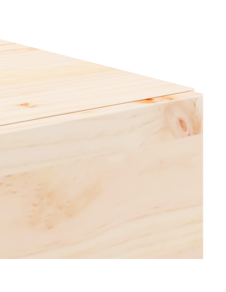 Comodino Marrone 42 x 32,5 x 40 cm Legno di pino massello