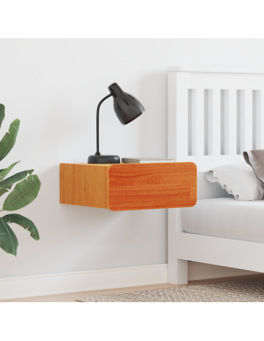 Comodino con cassetto 2 pcs Marrone cerato 39 x 34 x 16,5 cm