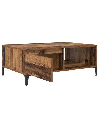 Tavolino da salotto Legno vecchio 90 x 60 x 35 cm