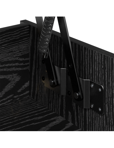 Tavolino da salotto Rovere Nero 80 x 50,5 x 41,5 cm