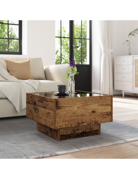 Tavolino da salotto Legno vecchio 50 x 50 x 30 cm
