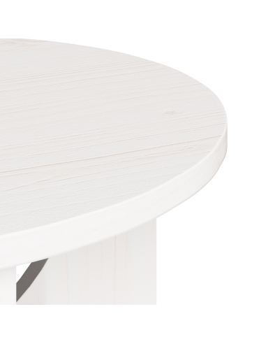 Tavolino da salotto Bianco 50 x 50 x 35 cm