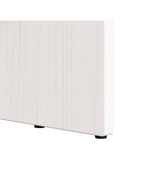 Tavolino da salotto Bianco 80 x 40 x 35 cm Pino massello