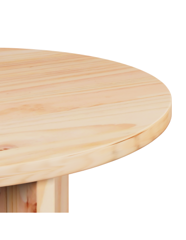 Tavolino da salotto 2 pcs Naturale Legno massello di pino