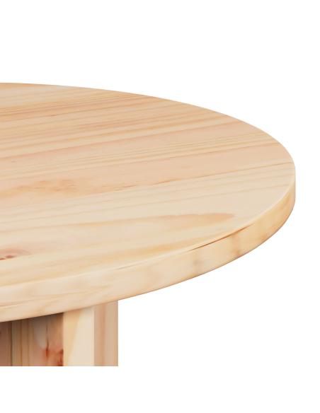 Tavolino da salotto 2 pcs Naturale Legno massello di pino