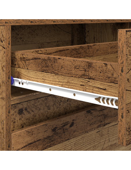 Unità TV 2 pcs Legno vecchio 180 x 34 x 50 cm Legno multistrato