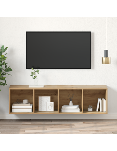Set mobile TV Rovere artigianale 37 x 37 x 142,5 cm