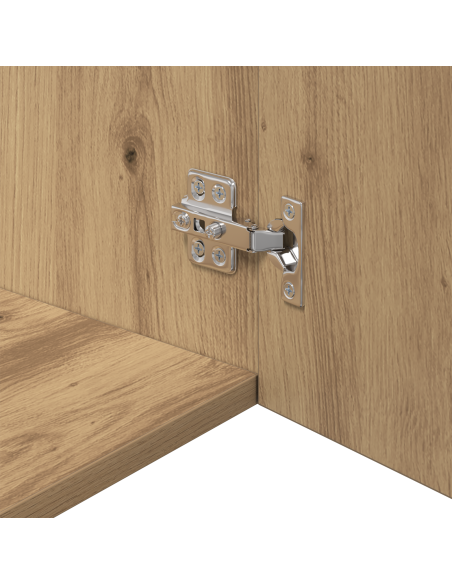 Armadietto a muro rovere artigianale 50 x 42.5 x 40 cm