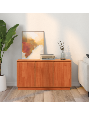 Credenza Rovere Marrone 111 x 34 x 60 cm Pino massello