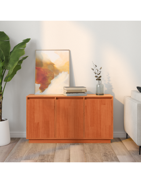 Credenza Rovere Marrone 111 x 34 x 60 cm Pino massello
