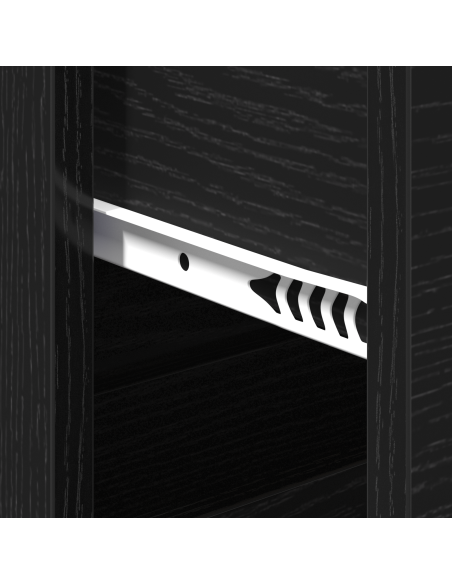 Credenza Rovere Nero 60 x 31 x 84 cm Legno multistrato