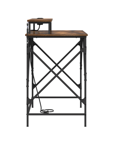 Scrivania Rovere fumé 100 x 50 x 86,5 cm Legno multistrato