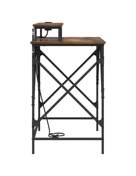 Scrivania Rovere fumé 100 x 50 x 86,5 cm Legno multistrato