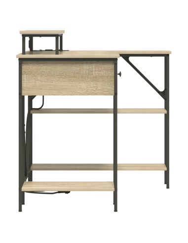 Scrivania Rovere Sonoma 120 x 79 x 86,5 cm Legno multistrato