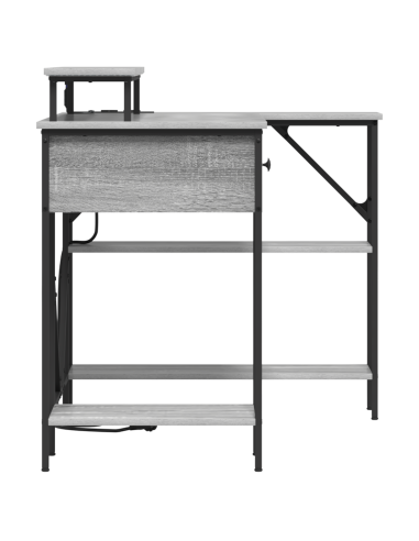 Scrivania Grigio Sonoma 120 x 79 x 86,5 cm Legno multistrato