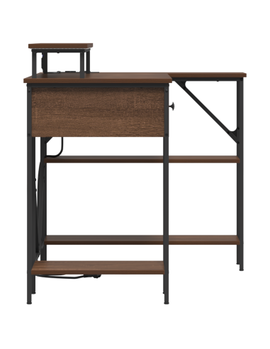 Scrivania Rovere Marrone 120 x 79 x 86,5 cm Legno multistrato