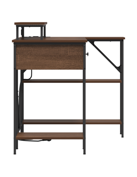 Scrivania Rovere Marrone 120 x 79 x 86,5 cm Legno multistrato