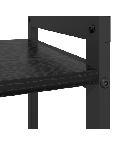 Libreria Rovere Nero 60 x 30 x 85 cm Legno multistrato