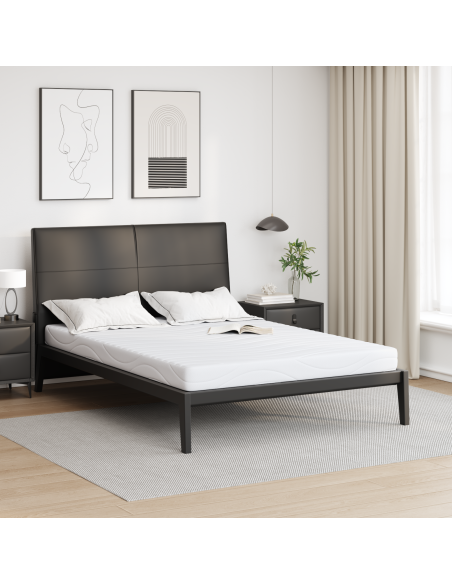 Materasso Bianco 160 x 200 cm Tessuto Jacquard