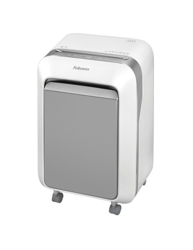 Fellowes LX Series Powershred LX21 distruggi documenti Taglio a frammenti Grigio, Bianco