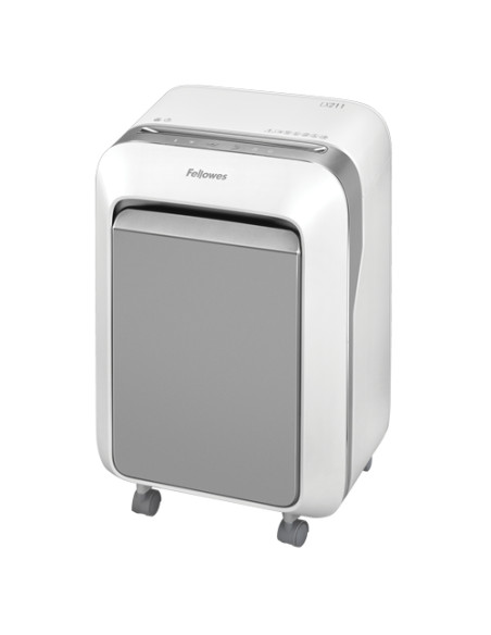 Fellowes LX Series Powershred LX21 distruggi documenti Taglio a frammenti Grigio, Bianco