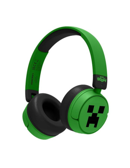 MINECRAFT GREEN KIDS BT HEADPHONES