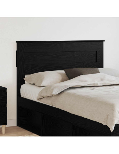 Testiera con testiera Rovere Nero 120 cm Legno multistrato