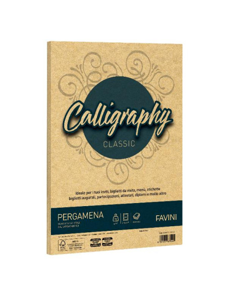 CF50 FG PERGAMENA 90GR A4 ORO