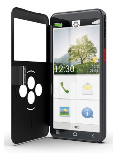 Emporia emporiaSMART.7lite 13,8 cm (5.45") SIM singola Android 15 4G USB tipo-C 6 GB 128 GB 3500 mAh Nero