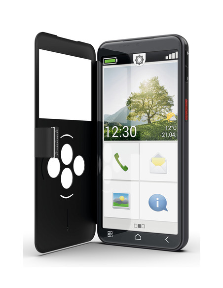 Emporia emporiaSMART.7lite 13,8 cm (5.45") SIM singola Android 15 4G USB tipo-C 6 GB 128 GB 3500 mAh Nero